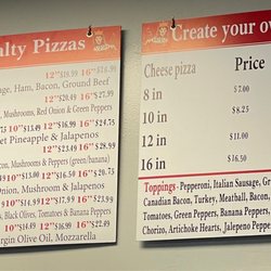Reyes Pizza - Menu