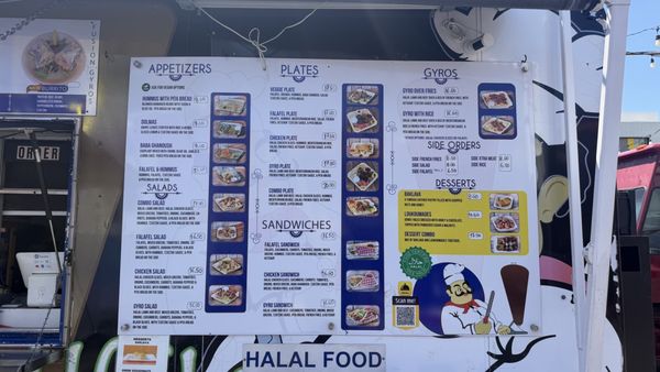 Menu photo 2 Gyros on Wheels San Francisco, CA