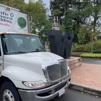 Pacific Northwest Shredding - Pacific Northwest Shred Truck in front of University of Washington - Shredding Services Near Me - Seattle, Washington Pacific Northwest Shredding - Pacific Northwest Shred Truck in front of University of Washington - Shredding Services Near Me - Seattle, Washington