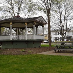 Teal Park - Beautiful bandstand for concerts. I love the intricate detail on the front.
