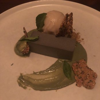 Uchi Houston - The sesame brittle and banana ice cream and the thai basil was just fireworks in your mouth - Sushi Bars Near Me - Houston, Texas Uchi Houston - The sesame brittle and banana ice cream and the thai basil was just fireworks in your mouth - Sushi Bars Near Me - Houston, Texas