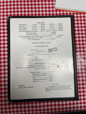 Menu photo 3 Hart's Bar-B-Que Kentwood, LA Menu photo 3 Hart's Bar-B-Que Kentwood, LA