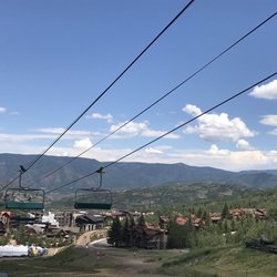 Yoga on The mountain - Gondola up the mountain