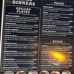 Jenks Restaurant Bar and Grill - Menu 5/25