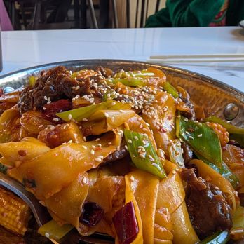 X Noodles & Dumplings - Spicy Beef Flat Noodles - Noodles Near Me - Portland, Oregon X Noodles & Dumplings - Spicy Beef Flat Noodles - Noodles Near Me - Portland, Oregon