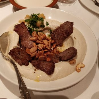 Ishbilia Restaurant - Hummus with lamb slices in it. All the more special! - Middle Eastern Near Me - Knightsbridge, XGL Ishbilia Restaurant - Hummus with lamb slices in it. All the more special! - Middle Eastern Near Me - Knightsbridge, XGL