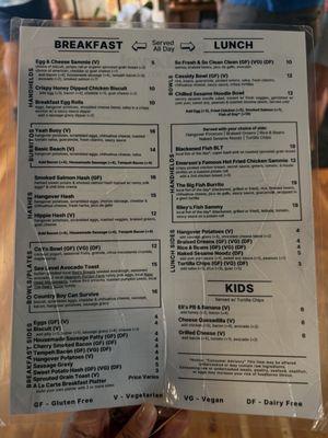 Menu photo 2 Sea Level Coffee and Kitchen Nags Head, NC Menu photo 2 Sea Level Coffee and Kitchen Nags Head, NC
