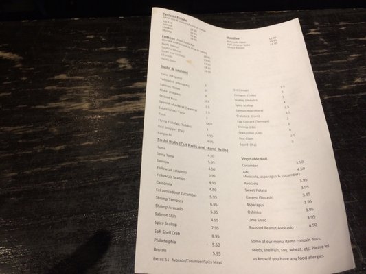 Menu photo 7 Arata Sushi Syosset, NY