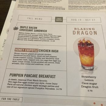 First Watch - Menu 10/20/25 - Breakfast & Brunch Near Me - Davenport, Florida