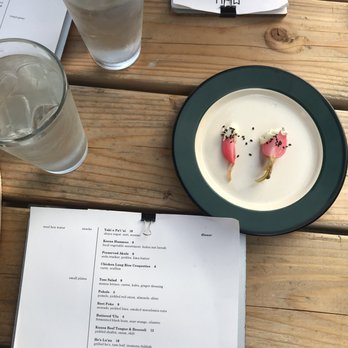 Mud Hen Water - Pickled Radish with Chai Butter - Hawaiian Near Me - Honolulu, Hawaii