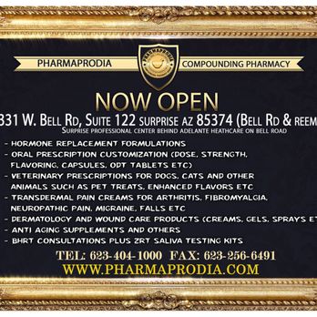 Pharmaprodia Compounding Pharmacy - Pharmacy Near Me - Surprise, Arizona Pharmaprodia Compounding Pharmacy - Pharmacy Near Me - Surprise, Arizona