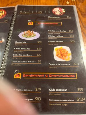 Menu photo 2 Los Braseros Zihuatanejo, GRO Menu photo 2 Los Braseros Zihuatanejo, GRO