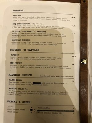 Menu photo 3 Cut Throat Amsterdam, NH