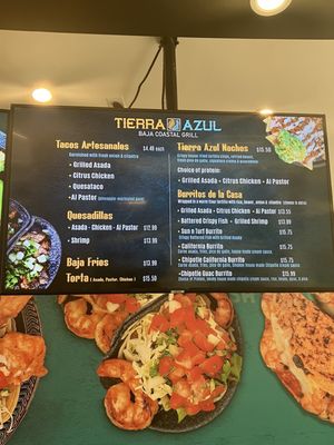 Menu photo 1 Tierra Azul Burbank, CA