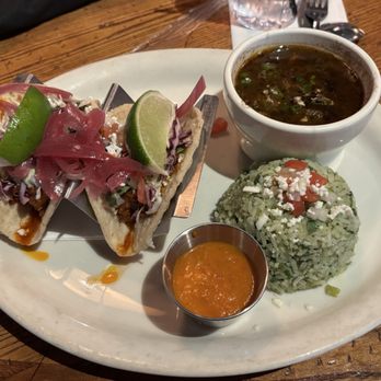 Blue Agave Cantina - Lunch - Cochinita Pibil Tacos (2) - Mexican Near Me - Houston, Texas Blue Agave Cantina - Lunch - Cochinita Pibil Tacos (2) - Mexican Near Me - Houston, Texas