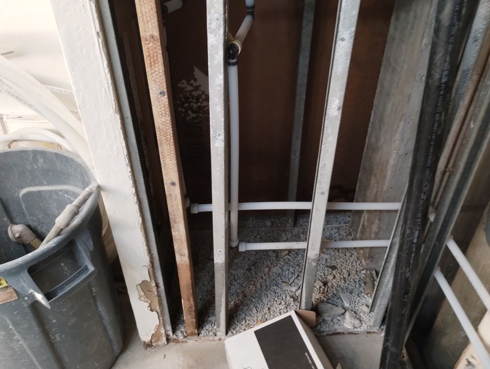 Slide of Morgan family plumbing