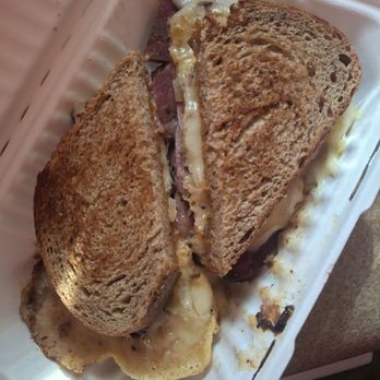 Le Croissant - Le Croissant Reuben to go, after traveling by car for about ten minutes. - Bakeries Near Me - Logan, Utah