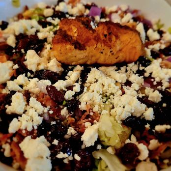 Maumee Bay Brewing - Brussel Sprout Salad with Salmon - Brewpubs Near Me - Toledo, Ohio Maumee Bay Brewing - Brussel Sprout Salad with Salmon - Brewpubs Near Me - Toledo, Ohio