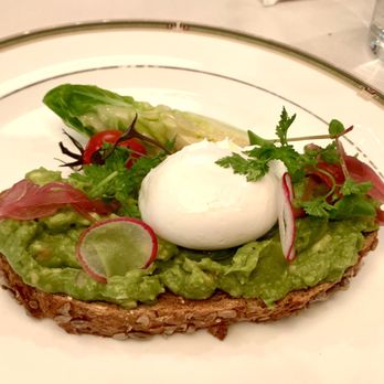 The Lafayette - Avocado Tartin is toast, pickled red onions , tomatoes, lettuce  $20    5* - New American Near Me - Washington, DC, District of Columbia