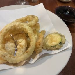 Vegetable tempura appetizer Vegetable tempura appetizer