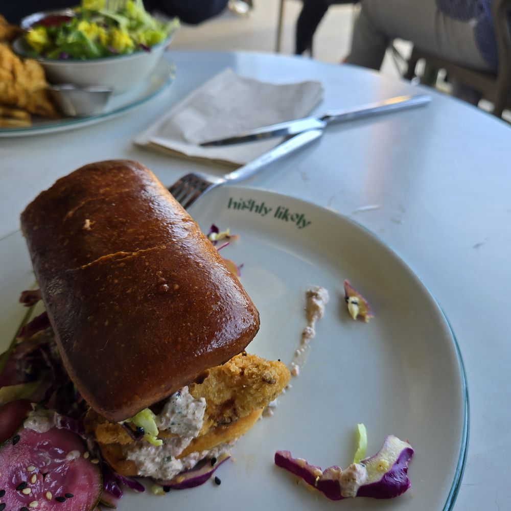 Highly Likely - Fish (Don't have Fingers) Sandwich - Coffee & Tea Near Me - Los Angeles, California Highly Likely - Fish (Don't have Fingers) Sandwich - Coffee & Tea Near Me - Los Angeles, California