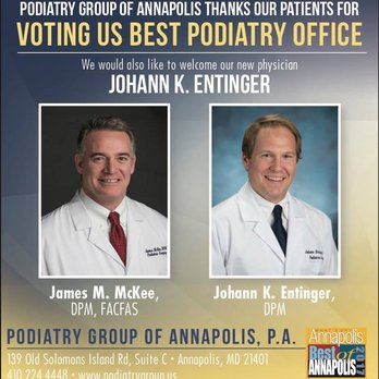 Entinger Johann K, Dpm - Thank you! - Podiatrists Near Me - Annapolis, Maryland Entinger Johann K, Dpm - Thank you! - Podiatrists Near Me - Annapolis, Maryland