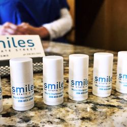 Smiles on State Street - Complimentary organic lip balm!