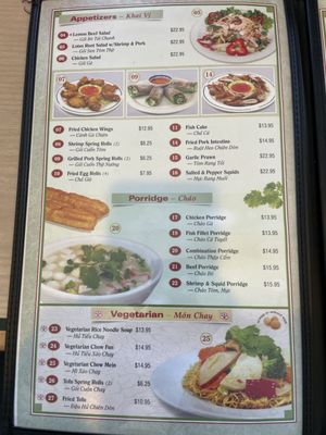 Menu photo 5 Pho Thai Hung Richmond, CA