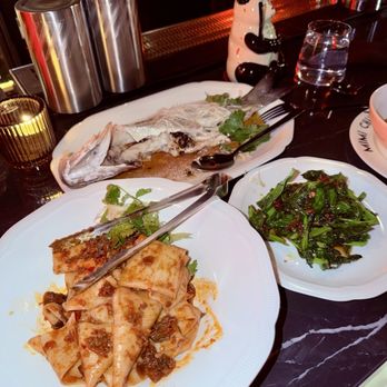 Mimi Chinese - Belt noodles, deboned fish, and greens - Chinese Near Me - Toronto, Ontario Mimi Chinese - Belt noodles, deboned fish, and greens - Chinese Near Me - Toronto, Ontario