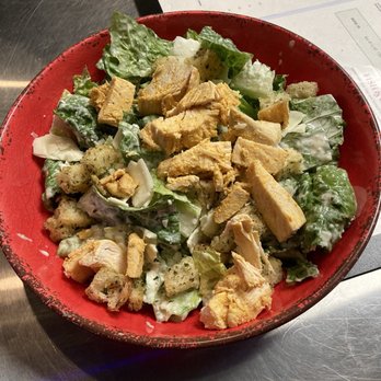 Mom's Pizza & Pasta - Caesar Salad with Chicken. - Pizza Near Me - Vista, California Mom's Pizza & Pasta - Caesar Salad with Chicken. - Pizza Near Me - Vista, California