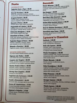 Menu photo 6 Lynora's Italian Restaurant Jupiter, FL Menu photo 6 Lynora's Italian Restaurant Jupiter, FL