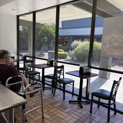 Falafel Corner - Seating area