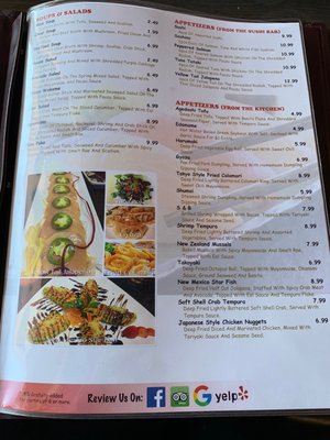 Menu photo 8 Tokyo Cafe Santa Fe, NM