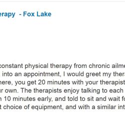 Athletico Physical Therapy - Fox Lake - ATHLETICO.... THE McDonalds of PT