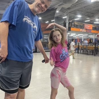 Sky Zone Trampoline Park - Daddy and Natalie - Trampoline Parks Near Me - Schaumburg, Illinois