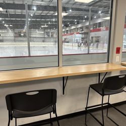 Wake Competition Center - Viewing area outside of "Red Rink" with table area available. (posted March 2026)