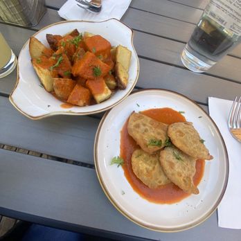 Ramon's Tacos Y Tapas - Patatas bravas and chicken empanadas - Tacos Near Me - Glendora, California