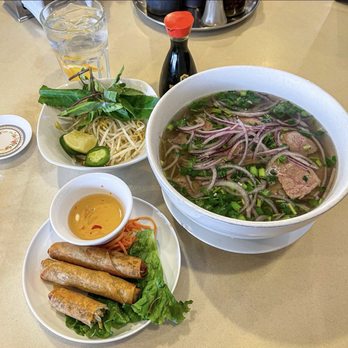VN Pho - Pho with Eye Round Flank and Brisket - Vietnamese Near Me - Morrow, Georgia