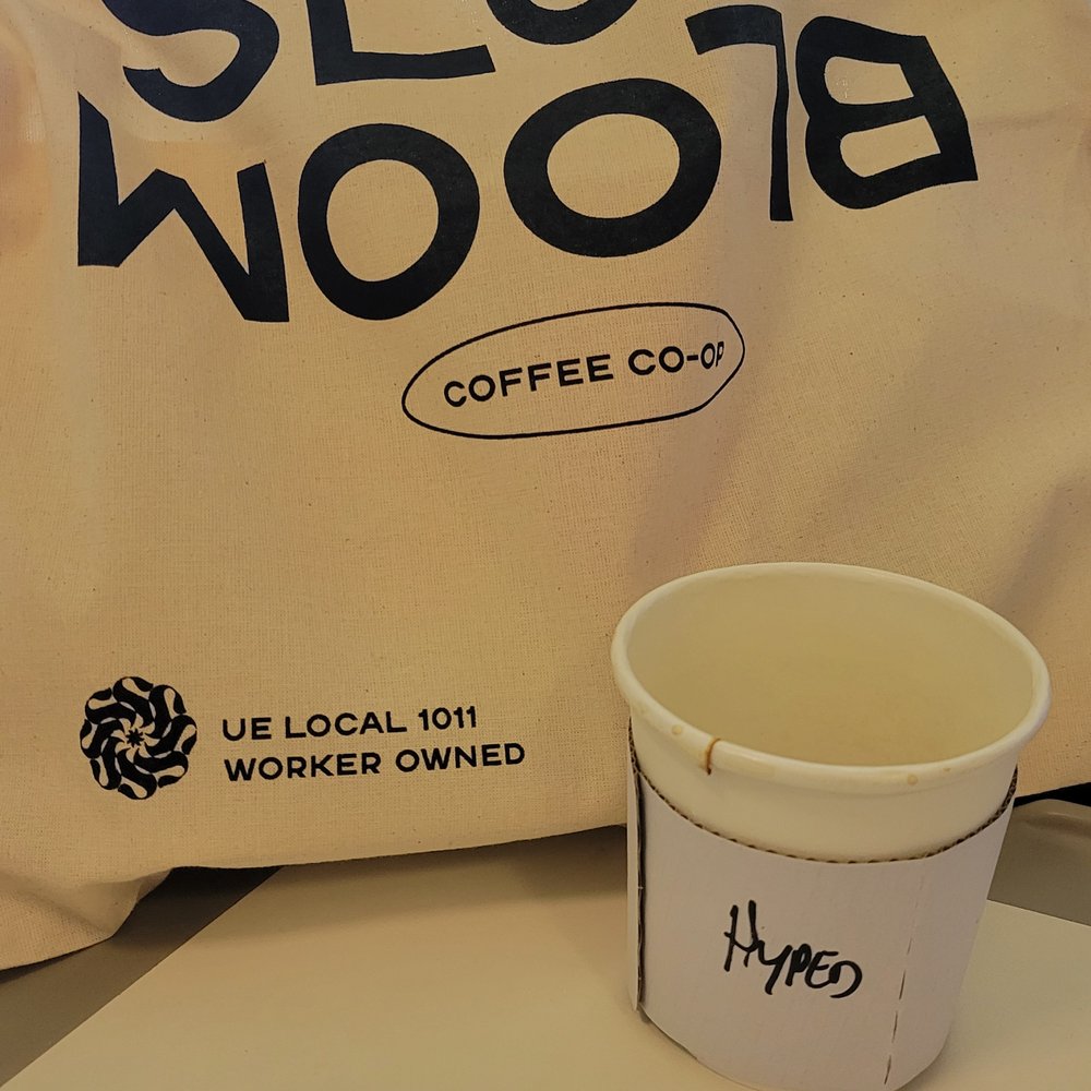 Slow Bloom Coffee - Great canvas bag and excellent HYPED pour over - Coffee & Tea Near Me - Redlands, California Slow Bloom Coffee - Great canvas bag and excellent HYPED pour over - Coffee & Tea Near Me - Redlands, California