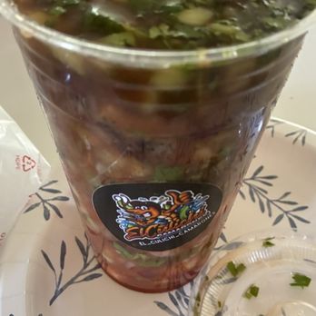 El Culichi Camarones - Shrimp and octopus cocktail - Food Trucks Near Me - La Puente, California El Culichi Camarones - Shrimp and octopus cocktail - Food Trucks Near Me - La Puente, California