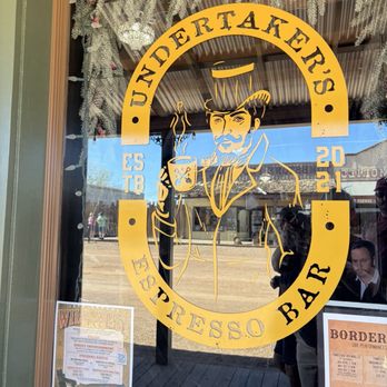 Undertaker’s Espresso Bar - Cool window decal ! - Coffee & Tea Near Me - Tombstone, Arizona