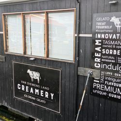 Van Diemens Land Creamery - The floating shop.
