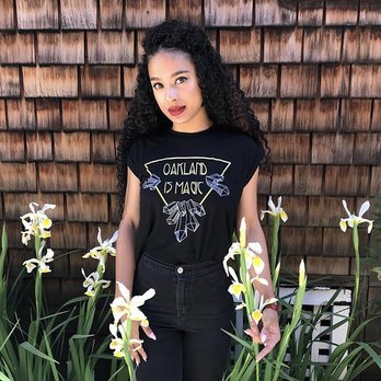 Resurrect - Oakland is Magic Muscle Tee exclusively available at Resurrect! - Women's Clothing Near Me - Oakland, California Resurrect - Oakland is Magic Muscle Tee exclusively available at Resurrect! - Women's Clothing Near Me - Oakland, California