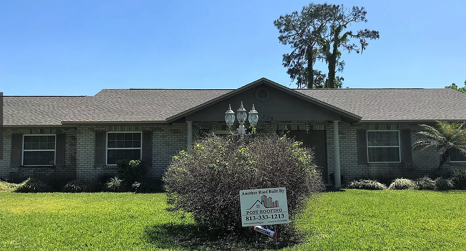 Slide of Post Roofing