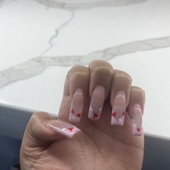 X Nail Spa - Month old nails still in tact! - Nail Salons Near Me - Marriottsville, Maryland