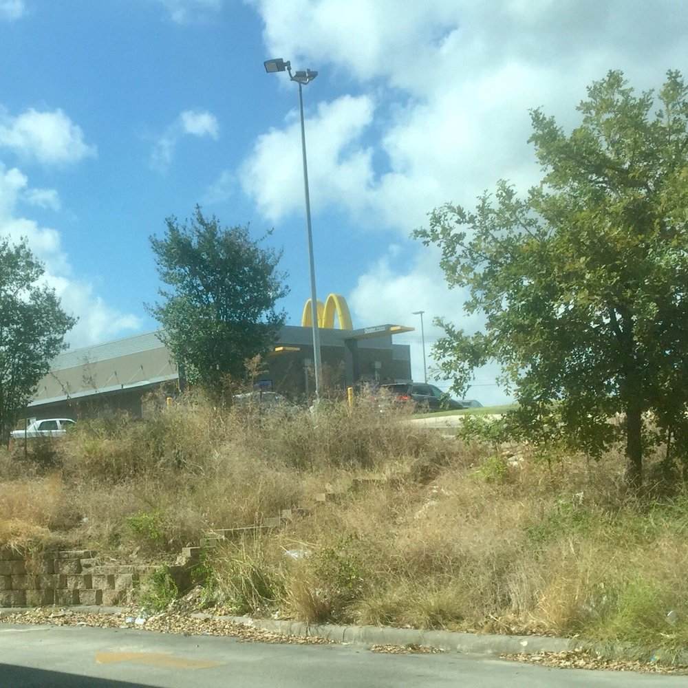 Drive Thru area of Converse CVS . Reported it once- never got it cleaned up. Looks ratty. Drive Thru area of Converse CVS . Reported it once- never got it cleaned up. Looks ratty.