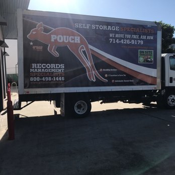 Pouch Self Storage - Tustin - Mover truck - Self Storage Near Me - Tustin, California