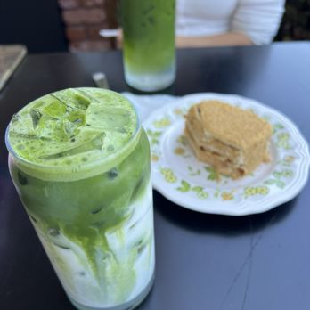 Cool Beans - Medium iced matcha latte - Coffee & Tea Near Me - Torrance, California Cool Beans - Medium iced matcha latte - Coffee & Tea Near Me - Torrance, California