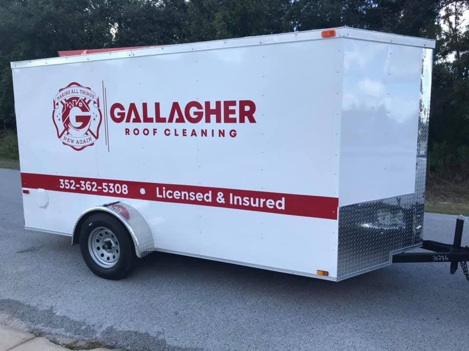 Slide of Gallagher Roof Cleaning