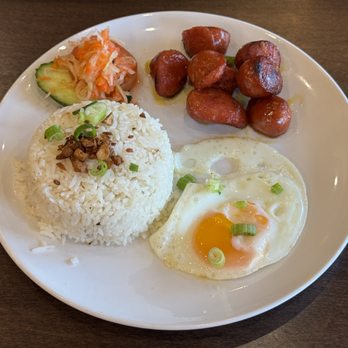 Balai in the Borough - Longsilog (pork longanisa/sausage) breakfast~ - Filipino Near Me - New Westminster, British Columbia